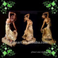 life size brass dancing statue,YL-K038)